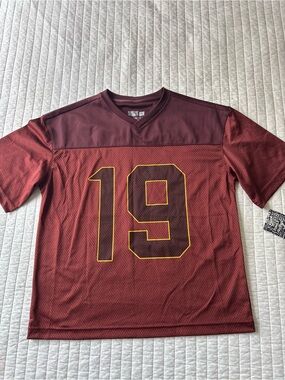 Target Maroon Athletic Jersey with Yellow Trim - Women's